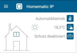 Die App überzeugt im Homematic IP Heizkörperthermostat Test